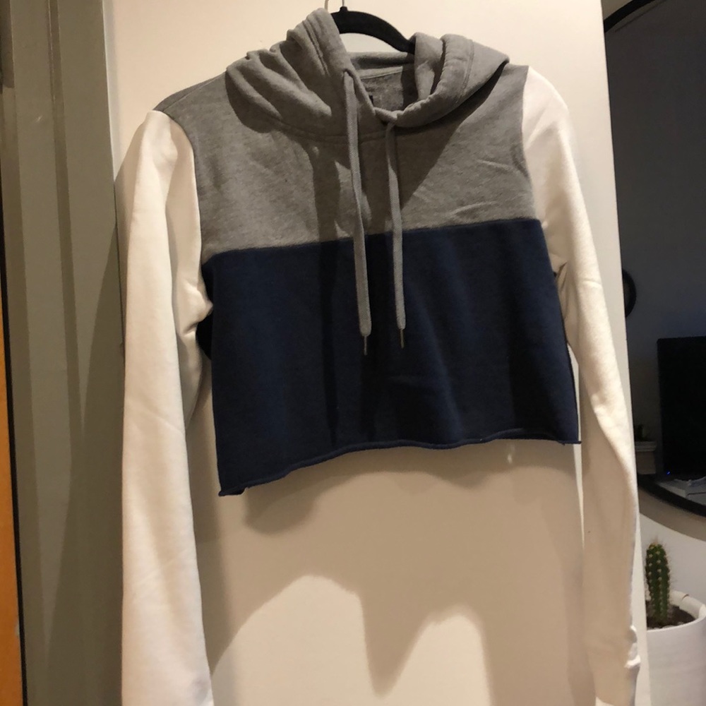Hollister cropped hoodie
